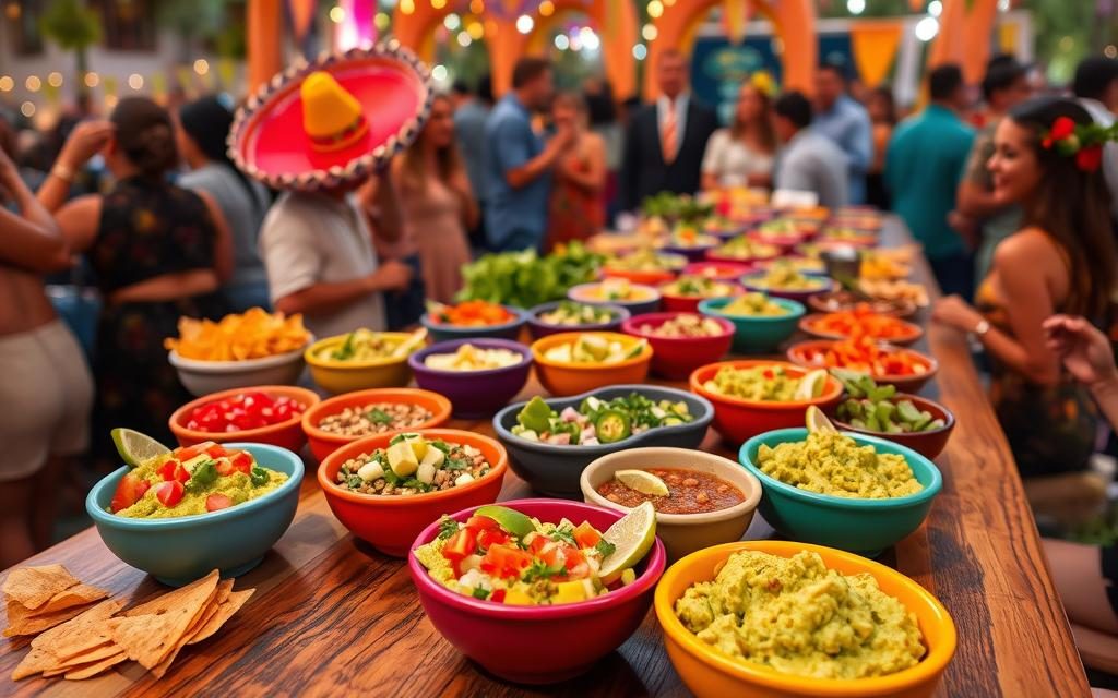 Guacamole Bar Party Setup
