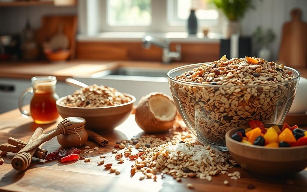 Homemade Granola Preparation