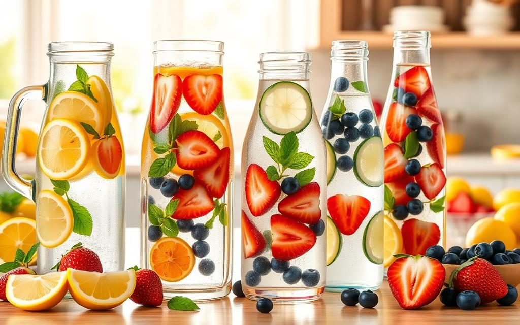 Lemon Infused Water Fruit Variations