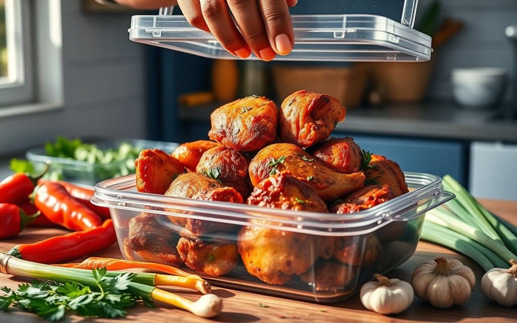 Storing Leftover Jerk Chicken