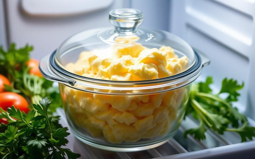 Storing Scrambled Eggs Safely