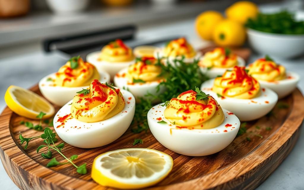 Greek Yogurt Deviled Eggs