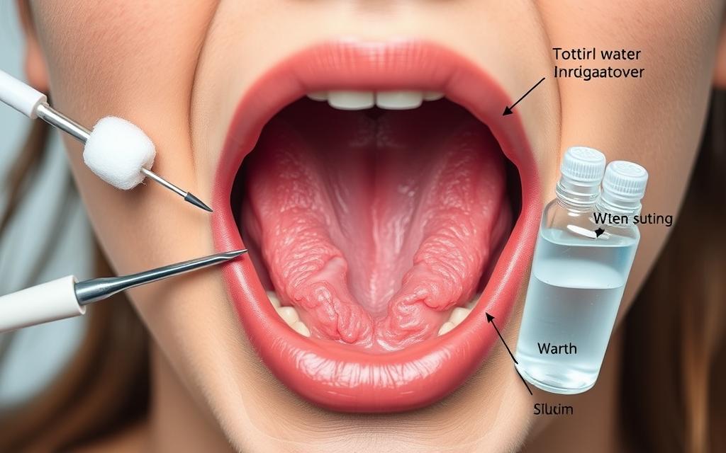 how to make tonsil stones fall out